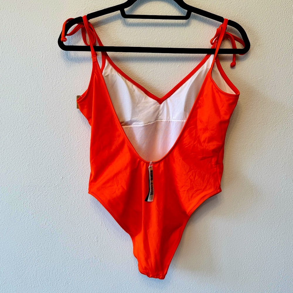 PINK Victoria’s Secret Swimsuit, L | Coral, NWT - Picture 3 of 4